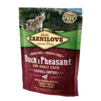 Carnilove Cat duck&pheasant adult hairball control 400g