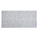 Krátkovlasý koberec krémově šedý 80 x 150 cm EDREMIT, 164817