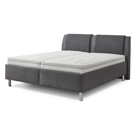 Beldomo - Sleep POSTEL BOXSPRING cm, textil, kompozitní dřevo, šedá Beldomo Style