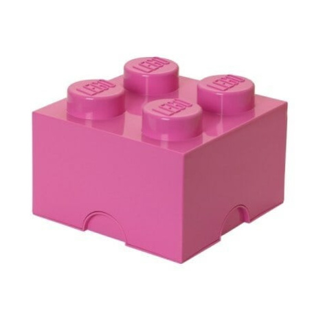 LEGO® úložný box 4 - růžová 250 x 250 x180 mm