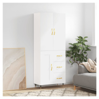 vidaXL Skříň highboard bílá 69,5 x 34 x 180 cm kompozitní dřevo