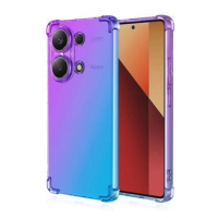 TopQ Kryt Xiaomi Redmi Note 13 Pro Shock duhový fialovo-modrý 120982