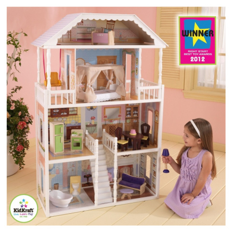 Dřevěné hračky - KidKraft domeček pro panenky Savannah