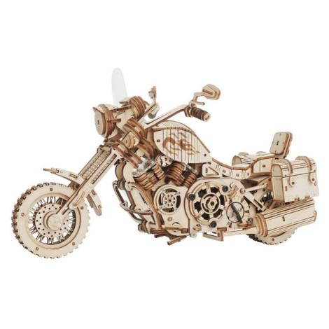 RoboTime RoboTime - 3D dřevěné mechanické puzzle Motorka cruiser