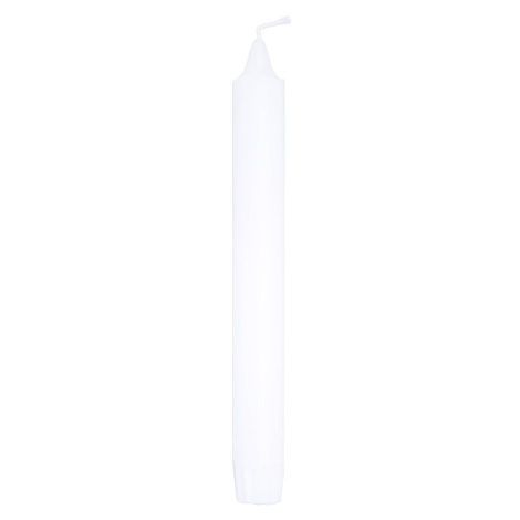 Sada 8 bílých dlouhých svíček Ego Dekor ED, doba hoření 7 h