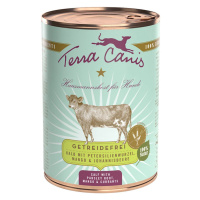 Terra Canis bez obilovin, telecí maso s kořenovou petrželí, mangem a černým rybízem 6 × 400 g
