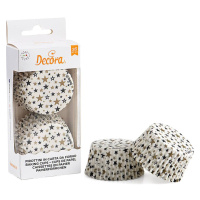 Papírové košíčky na muffiny 36ks hvězdičky - Decora