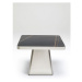 KARE Design Odkládací stolek Miler - stříbrný, 60x60cm