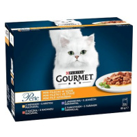 Gourmet Perle multipack minifiletky ve šťávě – mix. výběr 12 × 85 g 2 ks