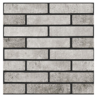 Obklad Multi Brick Tones grey 6x25 cm reliéfní BRTONESGR