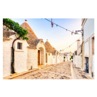 Fotografie Famous Trulli Houses during a Sunny, roman_slavik, 40 × 26.7 cm