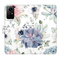 iSaprio flip pouzdro Succulents pro Xiaomi Redmi Note 12S