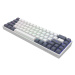 Dark Project KD68B mechanická klávesnice šedá/bílá (ENG/UA)