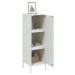 vidaXL Skříň highboard bílá 36 x 39 x 113 cm ocel