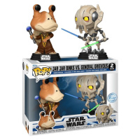 Funko Pop! 2 Pack Star Wars Jar Jar Binks Vs. General Grievous Special Edition