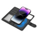 Knížkový obal na iPhone 15 PRO MAX 6.7" Tech-Protect Wallet MagSafe Černý
