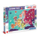 Clementoni - Puzzle Exploring Maps 250 Skvělí líde v Evropě