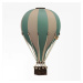 Super balloon Dekorační horkovzdušný balón- mátová/krémová - S-28cm x 16cm