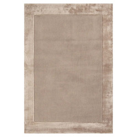 Světle hnědý ručně tkaný koberec s příměsí vlny 80x150 cm Ascot – Asiatic Carpets