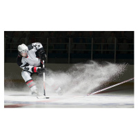 Fotografie Ice hockey players facing off, Ryan McVay, 40 × 23.7 cm