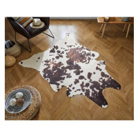 Kusový Fau× Animal Cow Print Black/White 155×190 tvar kožešiny cm