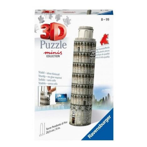 RAVENSBURGER 3D puzzle Mini Šikmá věž, Pisa 54 ks
