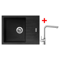 Sinks PERFECTO 650 Granblack + Elka PERFECTO 650 Granblack + Elka