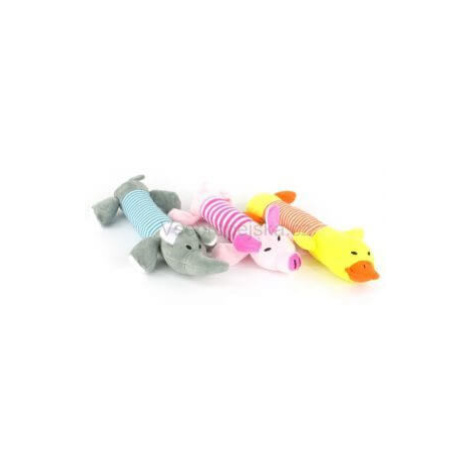 Vsepropejska Beast pískací plyšová hračka pro psa | 25 cm Barva: Růžová