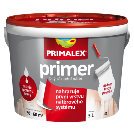 Primalex Bílý základní nátěr Primer 5 l