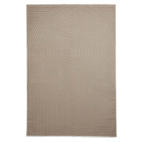 Světle hnědý pratelný koberec z recyklovaných vláken 120x170 cm Flores – Think Rugs