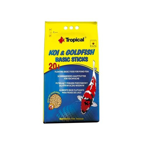 Tropical Koi & Goldfish Basic Sticks 20 l 1600 g