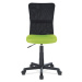 Dětská židle BAMBI zelená/černá