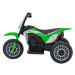 Mamido Dětská elektrická motorka Cross Honda CRF 450R zelená