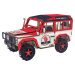 Woodcraft construction kit Dřevěné 3D puzzle SUV červené