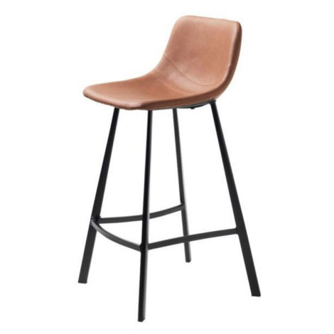 Furniria Designová barová židle Claudia světlehnědá