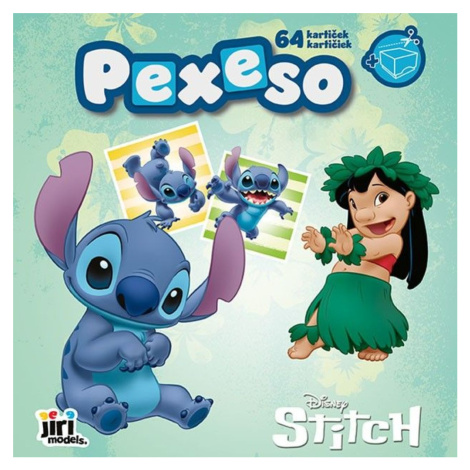 Jiri Models Pexeso v sešitu Lilo a Stitch JM - Jiří Models