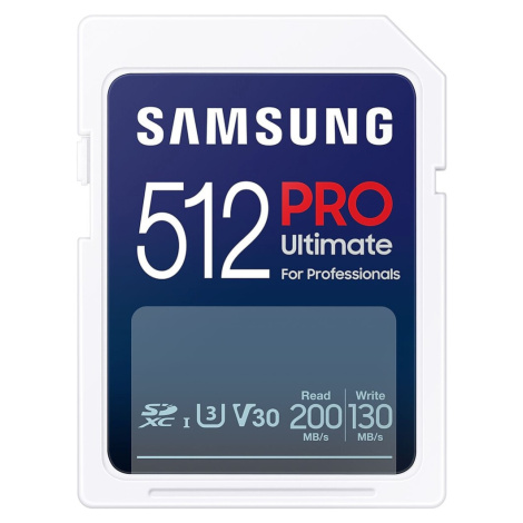 Samsung SDXC 512GB PRO ULTIMATE MB-SY512S/WW Bílá
