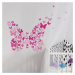 York Wallcoverings Samolepící dekorace do dívčího pokoje MOTÝLCI růžoví