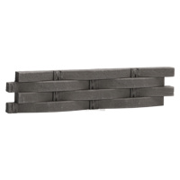 Obklad Vaspo Decorstone ratan tmavě šedá 8,8x39 cm reliéfní V54101