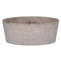 SHUMEE Umyvadlo mramorové 40 × 15 cm šedé