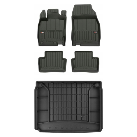 Set 3D gumové rohože Renault Kadjar 2015-2022 g