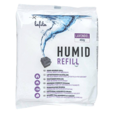 Lafita Pohlcovač vlhkosti náhradní náplň 450 g levandule