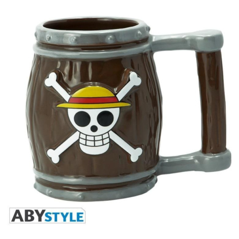 ONE PIECE 3D keramický hrnek - Barrel 350 ml ABY STYLE