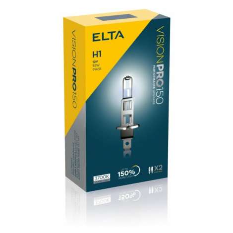 ELTA H1 VisionPro +150% 55W 12V P14,5s sada 2ks