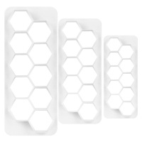 Multicutter set - multi vykrajovač -  šestiúhelník 3ks