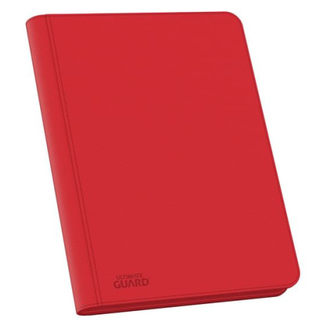 Album na karty A4: 18-Pocket Zipfolio XenoSkin, barva červená Ultimate Guard