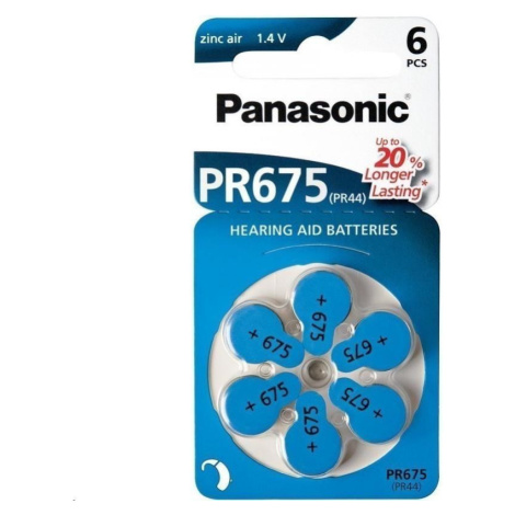 PANASONIC Zinkovzduchová baterie PR-675(44)/6LB AA 1, 2V (Blistr 4ks)