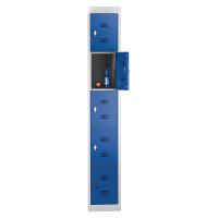 Wolf Ocelová skříňka, demontovaná, otočné dveře, 5 přihrádek, výška 320 mm, šířka 300 mm, přísta