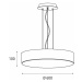 LED2 MONO 60 P-Z, B 60W 2CCT 3000K/4000K - DALI/PUSH - stmívatelné 3271353D