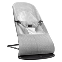 BabyBjörn Lehátko Balance Soft, Silver/White Mesh